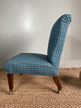 Load image into Gallery viewer, Victorian Slipper Chair - newly reupholstered