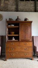 Load image into Gallery viewer, Georgian Mahogany Linen Press.