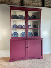 Load image into Gallery viewer, Antique Pine Glazed Kitchen Cabinet