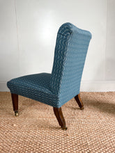 Load image into Gallery viewer, Victorian Slipper Chair - newly reupholstered