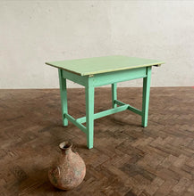Load image into Gallery viewer, Green Painted French Provincial Table
