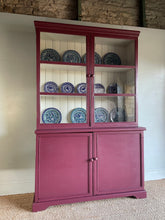 Load image into Gallery viewer, Antique Pine Glazed Kitchen Cabinet
