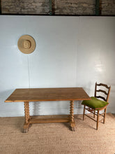 Load image into Gallery viewer, Barley Twist Slim Dining Table