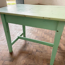 Load image into Gallery viewer, Green Painted French Provincial Table