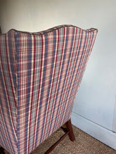 Load image into Gallery viewer, Tartan Wingback Armchair