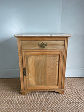 Load image into Gallery viewer, Edwardian Marble Topped Cabinet
