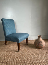 Load image into Gallery viewer, Victorian Slipper Chair - newly reupholstered