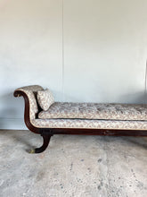 Load image into Gallery viewer, Regency Settee with a Scroll End