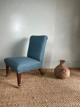 Load image into Gallery viewer, Victorian Slipper Chair - newly reupholstered