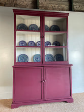 Load image into Gallery viewer, Antique Pine Glazed Kitchen Cabinet