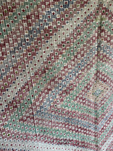 Load image into Gallery viewer, Large Cicim Kilim in muted red, blue, orange and green