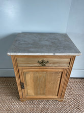 Load image into Gallery viewer, Edwardian Marble Topped Cabinet