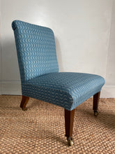 Load image into Gallery viewer, Victorian Slipper Chair - newly reupholstered