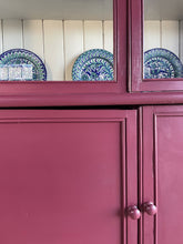 Load image into Gallery viewer, Antique Pine Glazed Kitchen Cabinet