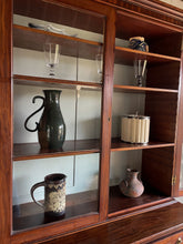 Load image into Gallery viewer, Regency Glazed Cabinet on Turned Legs
