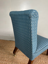 Load image into Gallery viewer, Victorian Slipper Chair - newly reupholstered