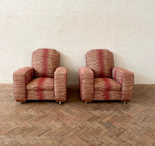 Load image into Gallery viewer, Art Deco Arm Chairs