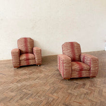 Load image into Gallery viewer, Art Deco Arm Chairs