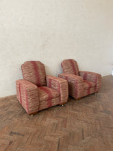 Load image into Gallery viewer, Art Deco Arm Chairs