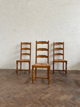 Load image into Gallery viewer, Set of Six Vintage Rush Seated Chairs *ON HOLD*
