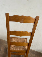 Load image into Gallery viewer, Set of Six Vintage Rush Seated Chairs *ON HOLD*