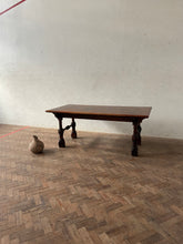 Load image into Gallery viewer, Early 20th Century Walnut Refectory Dining Table