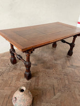 Load image into Gallery viewer, Early 20th Century Walnut Refectory Dining Table