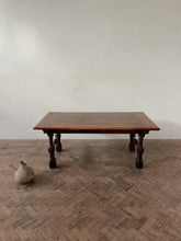 Load image into Gallery viewer, Early 20th Century Walnut Refectory Dining Table