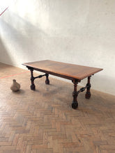 Load image into Gallery viewer, Early 20th Century Walnut Refectory Dining Table