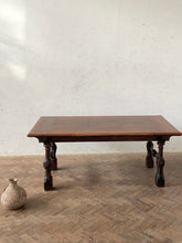 Load image into Gallery viewer, Early 20th Century Walnut Refectory Dining Table