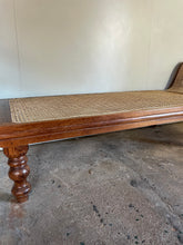 Load image into Gallery viewer, Large Indian Cane Day Bed