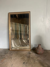 Load image into Gallery viewer, Large Gold Framed Vintage Mirror