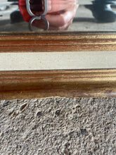 Load image into Gallery viewer, Large Gold Framed Vintage Mirror