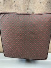 Load image into Gallery viewer, Square Footstool with a Feather Cushion Top.