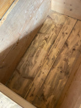 Load image into Gallery viewer, Large Blue Floral Hungarian Marriage Chest