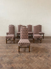 Load image into Gallery viewer, A Set of Eight Oak Dining Chairs - for recovering
