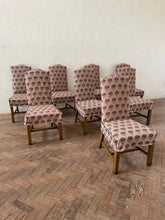 Load image into Gallery viewer, A Set of Eight Oak Dining Chairs - for recovering