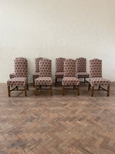 Load image into Gallery viewer, A Set of Eight Oak Dining Chairs - for recovering