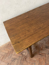 Load image into Gallery viewer, Vintage Refectory Dining Table