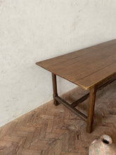 Load image into Gallery viewer, Vintage Refectory Dining Table