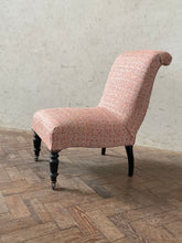 Load image into Gallery viewer, Napolean III Scroll Back Slipper Chair