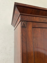 Load image into Gallery viewer, George III Mahogany Linen Press with Hanging Rail