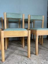 Load image into Gallery viewer, Set of 6 Mid Century Chairs - reupholstered in Pierre Frey