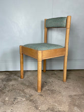 Load image into Gallery viewer, Set of 6 Mid Century Chairs - reupholstered in Pierre Frey
