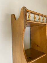 Load image into Gallery viewer, French Pine Cabinet with a Zigzag Trim