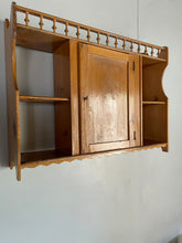 Load image into Gallery viewer, French Pine Cabinet with a Zigzag Trim