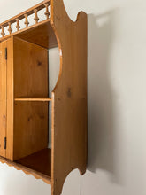 Load image into Gallery viewer, French Pine Cabinet with a Zigzag Trim