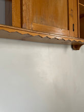 Load image into Gallery viewer, French Pine Cabinet with a Zigzag Trim