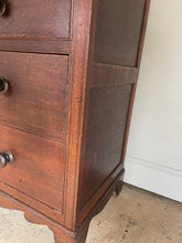 Load image into Gallery viewer, Victorian Oak Chest of Drawers with Mahogany Banding