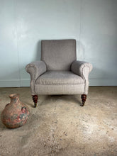 Load image into Gallery viewer, Large Victorian Armchair by Jas Shoolbred